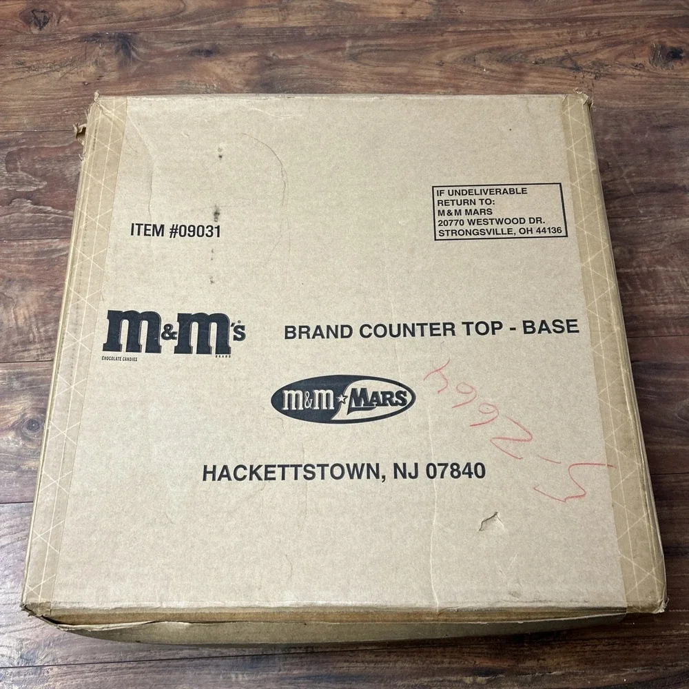 Vintage M&M Countertop Store Display Rack Candy Holder 1996 New/w Open‎ Box